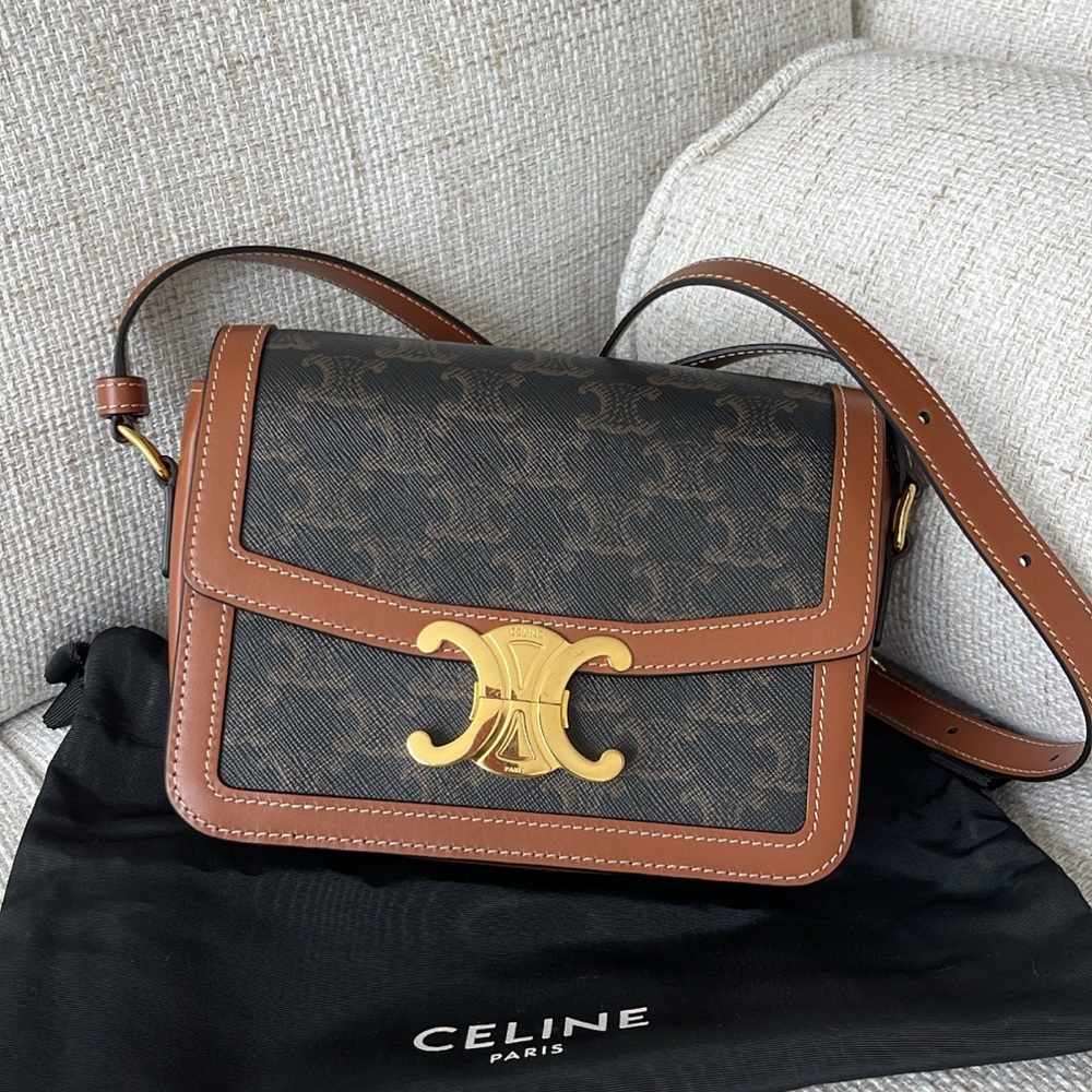 ✨ SOLD ✨ Celine Teen Triomphe Canvas Crossbody